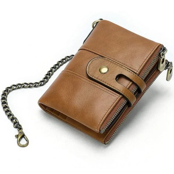 New Genuine Leather wallet Soft Bifold Rfid for Men - Picture 2 of 8